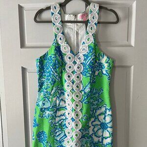 Lilly Pulitzer Trudy Shift Dress in Go Go Green